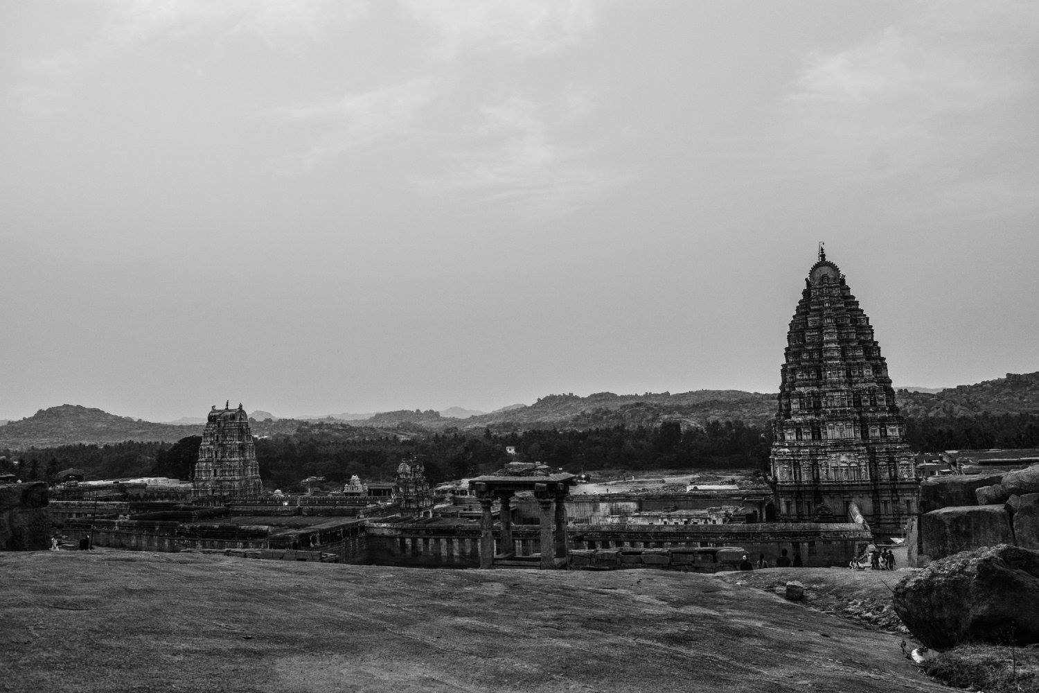 Virupaksha Temple from Hemkunta Hill