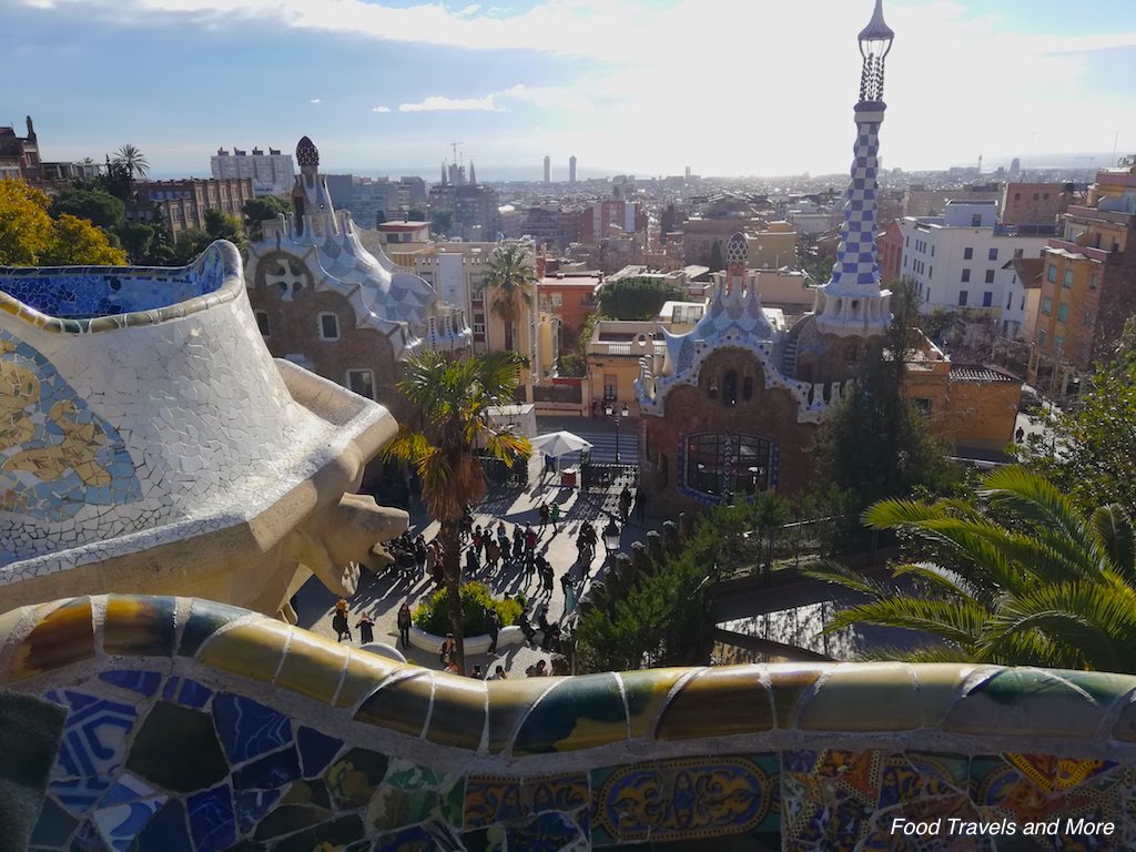 Overlooking from Park Guell